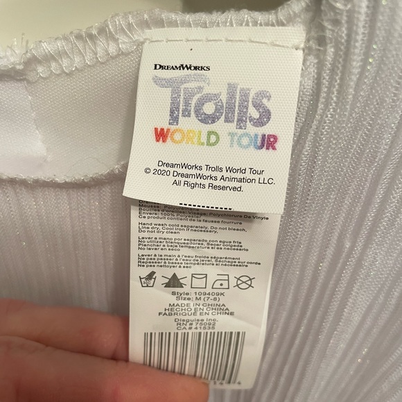 Kid’s Trolls World Tour Barb Costume - Picture 5 of 5